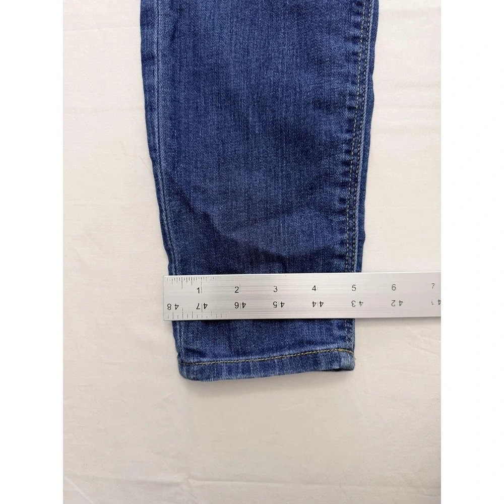 Hudson‎ Skinny Jeans Womens 25 Blue Med Wash Mid Rise Distressed 25x28.5 Denim